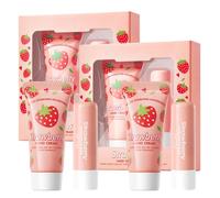 Hand Cream and Lip Balm Set, Winter Hand Cream Gift Set, Moisturizes, Nourishes, Repairs and Improves Dryness Lines, Leaving Hands and Lips Soft, Smooth and Hydrated