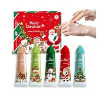 Hand Cream Gift Set, 5 PCS Christmas Moisturising Hydrating Nourishing Moisturizer for Winter Rough Dry Hands, Floral Fragrance Hand Cream Set Gift Sets for Women Men