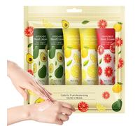 Hand Cream Gift Set, Fruit Fragrance Hand Cream, Set of 5 × 30ml Rich Formula for Very Dry Hands - Perfect Women's Gift for Christmas, Birthday & Mother's Day (Fruit)