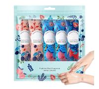 Hand Cream Gift Set, Pack of 5 Hand Cream for Very Dry Hands, Non-Sticky Daily Moisturising Hand Cream Set, Perfect for Birthday Mothers Day Idea For Her & Him