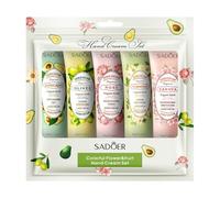 Hand Cream Gift Sets for Women 30g x 5 Hand Moisturiser Lotion Set for Everyday Skin Care, Non-Greasy, Friendly, Tube, 5 Fragrances, Pocket and Travel Size, Birthday Mother's Day Beauty Gift for Her