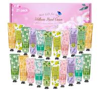 Hand Cream Set, 21 Pack Hand Creams Women's Gift Set, Fragrant Hand Foot Day Night Cream Moisturizer, Mini Hand Cream Pack, Small Gift Set Body Cream for Women and Men, Christmas & Birthday Gift