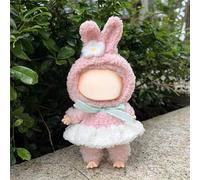 Hand-Crocheted Haute Couture Version, Labu Generation Three Generations 17cm Heart Macaron Vinyl face Change for (Letty)