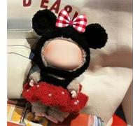 Hand-Crocheted Haute Couture Version, Labu Generation Three Generations 17cm Heart Macaron Vinyl face Change for (Minnie 1)