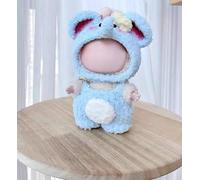 Hand-Crocheted Haute Couture Version, Labu Generation Three Generations 17cm Heart Macaron Vinyl face Change for (Elephant)