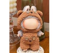 Hand-Crocheted Haute Couture Version, Labu Generation Three Generations 17cm Heart Macaron Vinyl face Change for (T Bear)