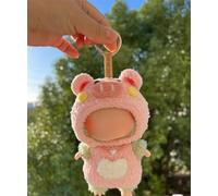 Hand-Crocheted Haute Couture Version, There May be Slight Differences from The Picture,Labu Clothes Generation Three Generations 17cm Heart Macaron Vinyl face Change for (Pig)