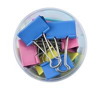 HAND® CS-1651B 2" Extra Large Colourful Foldback Bull Paper Clips for Home, School and Office - 51 mm - Pack of 12