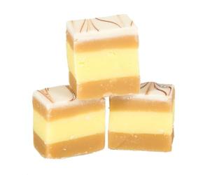 Hand Cut | Gourmet & Luxury Creamy Confectionery | 2kg Bulk Bag | Assorted Flavours (Fudge Factory Vanilla Custard Nougat 2Kg)