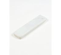 Hand Cut White Marble Incense Stick Holder - Minimalist Design for Meditation, Yoga and Aromatherapy - Durable, Eco-Friendly and Artisan Crafted 15 x 4 x 1.5cm / White