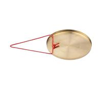Hand Cymbals 15cm Hand Gong Cymbals Brass Copper Percussion Instruments with Round Play Hammer