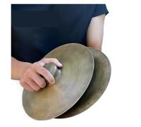 Hand Cymbals 27-33CM Bronze Cymbal Percussion Cymbals Handheld Professional Performance Istruments(Bronze-27CM)
