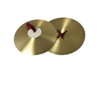 Hand Cymbals 2x Crash Cymbals Musical Instrument Accessories Bright Sound Percussion Hand Cymbal for Party Performance Band(18 inch)