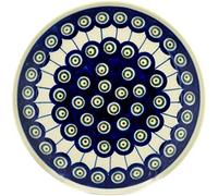 Hand-Decorated Polish Pottery 8.5-inch Breakfast Plate 19 cm Diameter Small Plates (GU814) Pattern 8