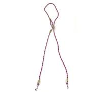 Hand dog necklace, reflective adjustable for medium or large dog, nylon lanyard for walking and dressage for daily walking or jogging (B)