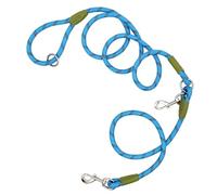 Hand dog necklace, reflective adjustable for medium or large dog, nylon lanyard for walking and dressage for daily walking or jogging (A)