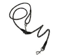 Hand dog necklace, reflective adjustable for medium or large dog, nylon lanyard for walking and dressage for daily walking or jogging (A)