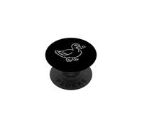 Hand Drawn Barbary Ducks Line Art Muscovy Duck PopSockets Adhesive PopGrip