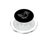 Hand Drawn Barbary Ducks Line Art Muscovy Duck PopSockets PopGrip for MagSafe