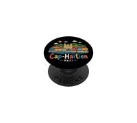 Hand Drawn Cap Haitien Haiti Travel Souvenir Landmark Gift PopSockets Adhesive PopGrip