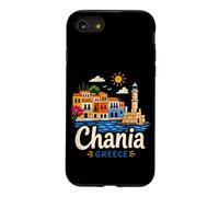 Hand Drawn Chania Greece Travel Souvenir Landmark Gift Case for iPhone SE (2020) / 7/8