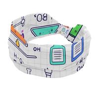 Hand Drawn Chemistry Wide Headbands for Women, Non Slip Sports Hair Bands, Stretchy Head bands, Fahion Wide Headband for Yoga, Workout, Daily