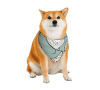 Hand Drawn Chickens Pattern Dog Bandanas, Comfortable Cotton Triangle Bibs Scarfs for Dogs Or Cats, Cute Pet Kerchief for Small Medium Large Dogs-Large