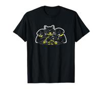 Hand Drawn Clingy Dogs Illustration T-Shirt
