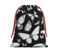 Hand Drawn Color Butterfly 1 Print Gift Drawstring Bag Reusable Pouch Party Favors Birthdays Weddings Daily Sack