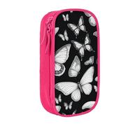 Hand Drawn Color Butterfly 1 Print Practical Pencil Case Multi-Compartment Office Travel School Art Daily Supplies