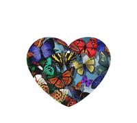 Hand Drawn Color Butterfly Printing 10 Pcs Car Air Freshener Fragrant Sheets,Car Hanging Accessories With Strings For Decor
