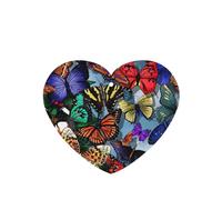 Hand Drawn Color Butterfly Printing 10 Pcs Car Air Freshener Fragrant Sheets,Car Hanging Accessories With Strings For Decor