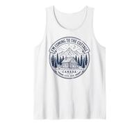 Hand-Drawn Coming Cottage Canada Estd. 2026 Retro Vintage Tank Top