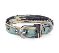 Hand Drawn Cow Pet Collar, Adjustable Dog Collars with Buckle Stainless Steel D-Ring, Comfortable Collar for Small Medium Dogs and Cats
