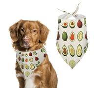 Hand Drawn Dog Bandana Washable & Adjustable Triangle Scarf, Breathable Pet Scarf for Small Medium Large Pets, Cute Fashion Pet Accessory