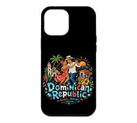 Hand Drawn Dominican Republic Travel Souvenir Landmark Gift Case for iPhone 12 Pro Max