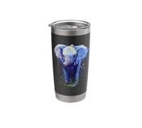 Hand Drawn Elephant Stainless Steel Insulated Tumbler