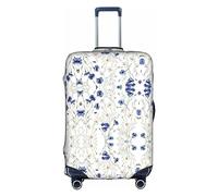 Hand Drawn Flower Trolley Suitcase Protective Cover Business Travel Luggage Protector Fashion 18-32 Inches