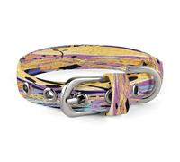 Hand Drawn Flowers Pet Collar, Adjustable Dog Collars with Buckle Stainless Steel D-Ring, Comfortable Collar for Small Medium Dogs and Cats