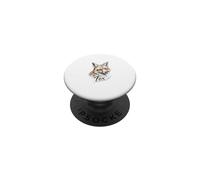 Hand-Drawn Fox Illustration Wildlife Art PopSockets Adhesive PopGrip
