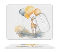 Hand Drawn Giraffe Mouse Pad Mouse Mat 10 X 8 Inch