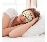 Hand Drawn Giraffe Print Eye Mask Soft Eye Mask for Sleeping, Travel, Nap Women and Men