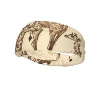 Hand Drawn Giraffes Sports Sweatband Head Bands for Women Men, Lightweight Breathable Non Slip Workout Headbands Hairband for Fitness Running Cycling Hiking Yoga