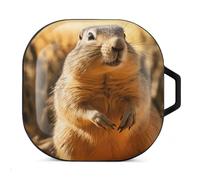 Hand Drawn Groundhog Headphone Protective Case, Earphone Case For Galaxy Buds Live, Galaxy Buds Pro, Galaxy Buds2, Galaxy Buds 2 Rro Series Headphones