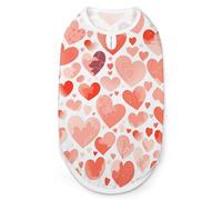 Hand Drawn Heart Dog Shirt Quick Dry Breathable Pet T-Shirt Soft Stretchy Sleeveless Vest Dog Apparel L