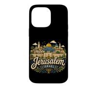 Hand Drawn Jerusalem Israel Travel Souvenir Landmark Gift Case for iPhone 14 Pro Max