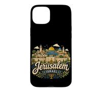Hand Drawn Jerusalem Israel Travel Souvenir Landmark Gift Case for iPhone 15 Plus