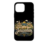 Hand Drawn Jerusalem Israel Travel Souvenir Landmark Gift Case for iPhone 16 Pro Max