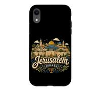 Hand Drawn Jerusalem Israel Travel Souvenir Landmark Gift Case for iPhone XR