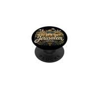 Hand Drawn Jerusalem Israel Travel Souvenir Landmark Gift PopSockets Adhesive PopGrip